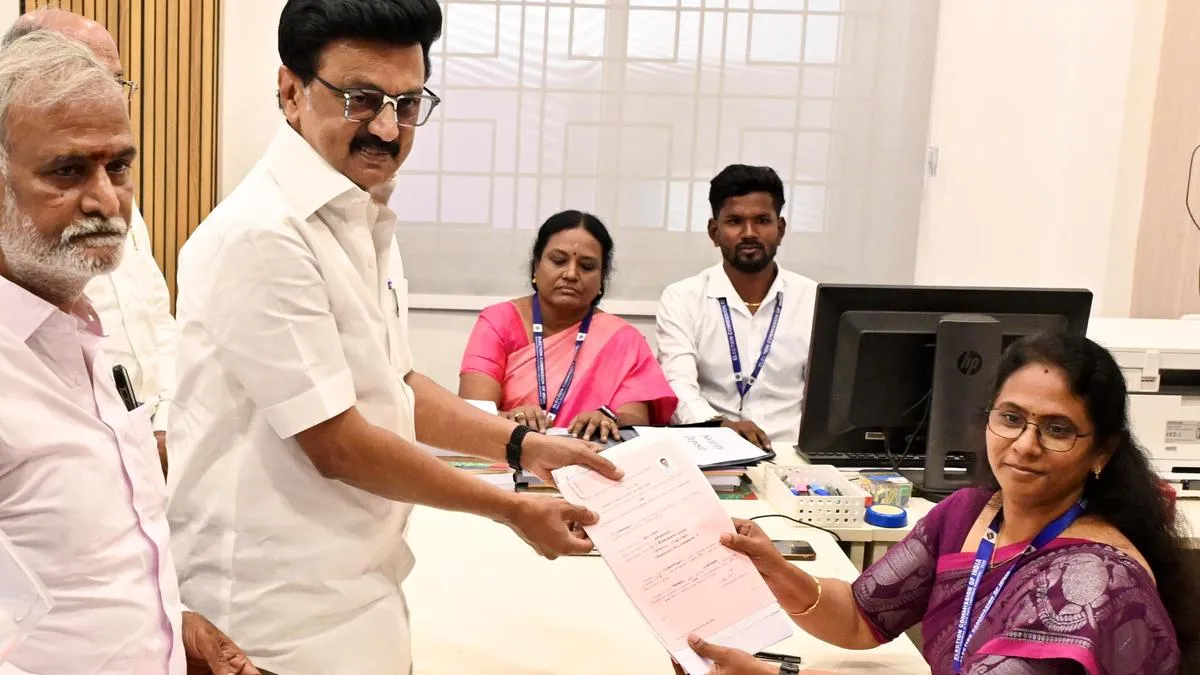 Tamil Nadu CM Stalin,&nbsp;TVK leader Vijay and other leaders file nominations on day one